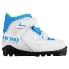 Trek Ботинки лыжные TREK Snowrock SNS ИК, цвет белый, лого синий, размер 28